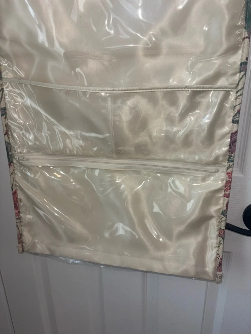 Vintage Tapestry Floral Butterfly Garment/Linen Bag
